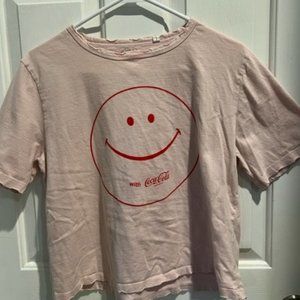 Recycle Karma Vintage Inspired Short Sleeve Coca-Cola shirt, Size Medium
